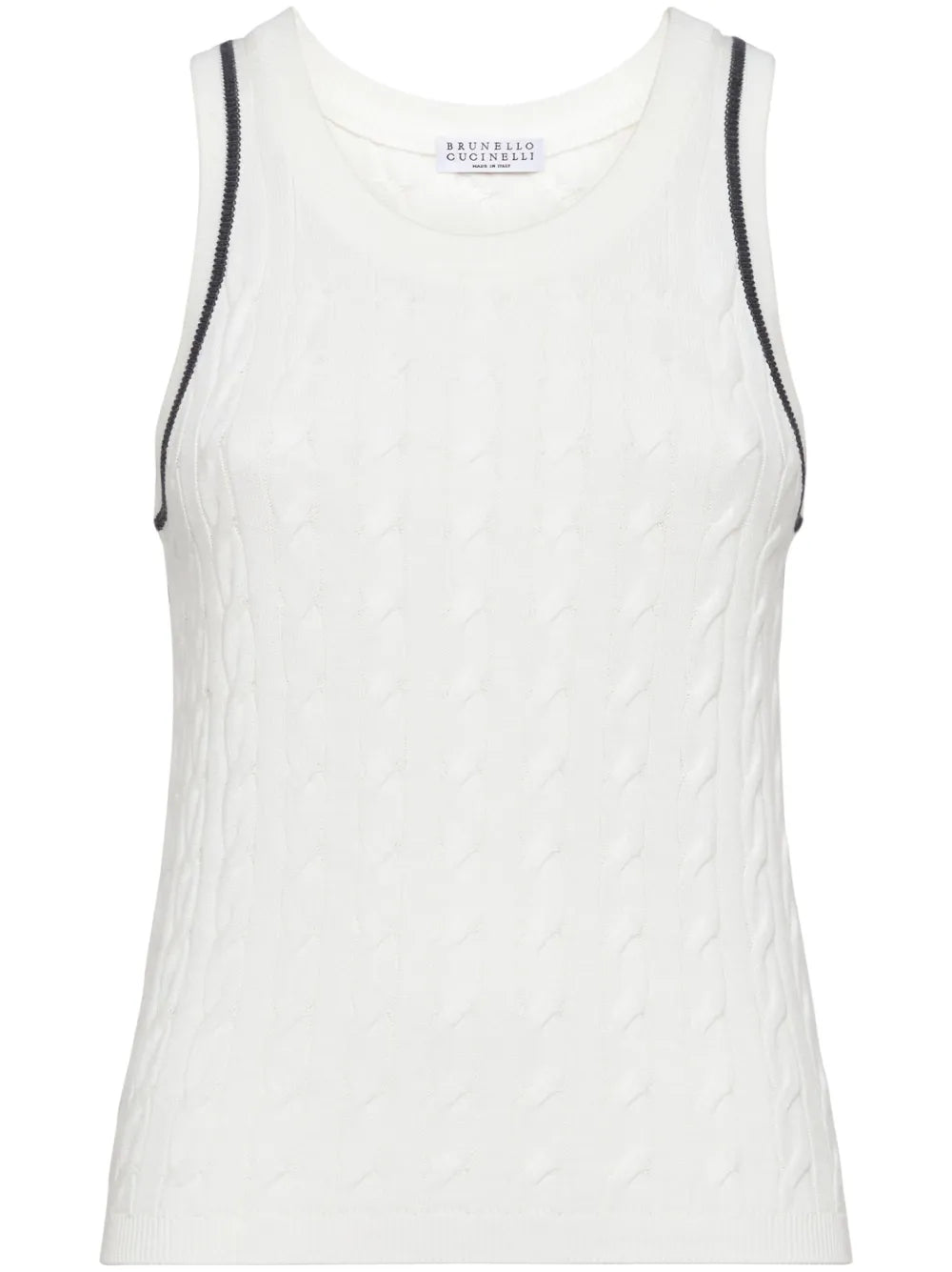 Cable-Knit Cotton Top