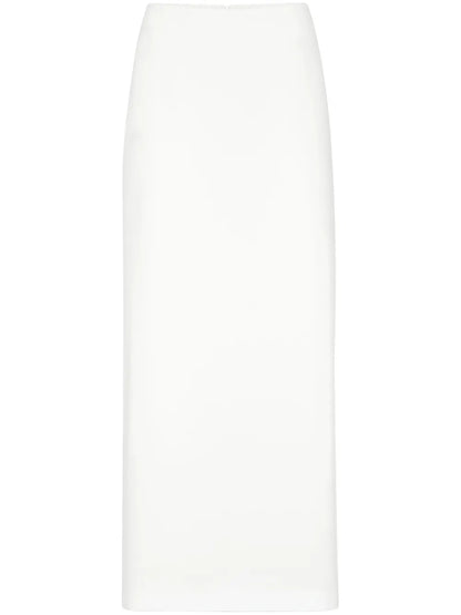 Cotton Straight Maxi Skirt