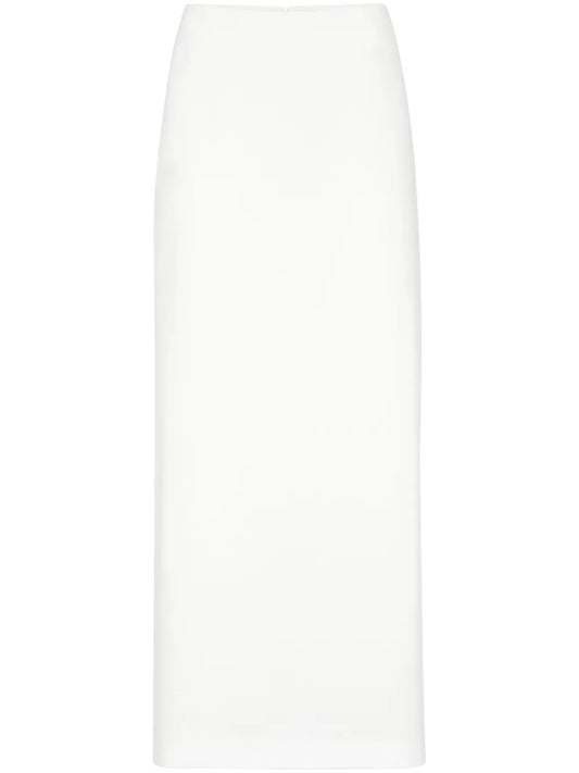 Cotton Straight Maxi Skirt