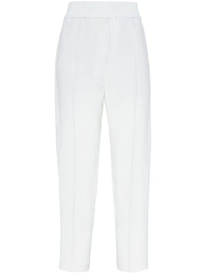 Cropped Tapered Trousers