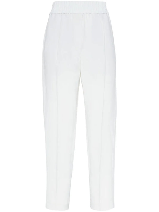 Cropped Tapered Trousers