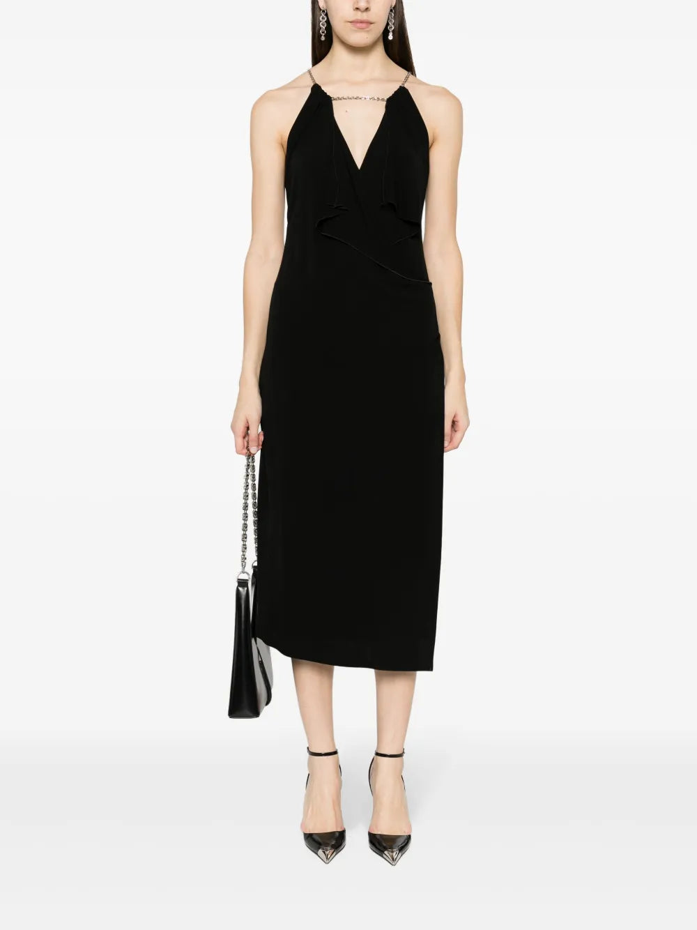 Halterneck Midi Dress