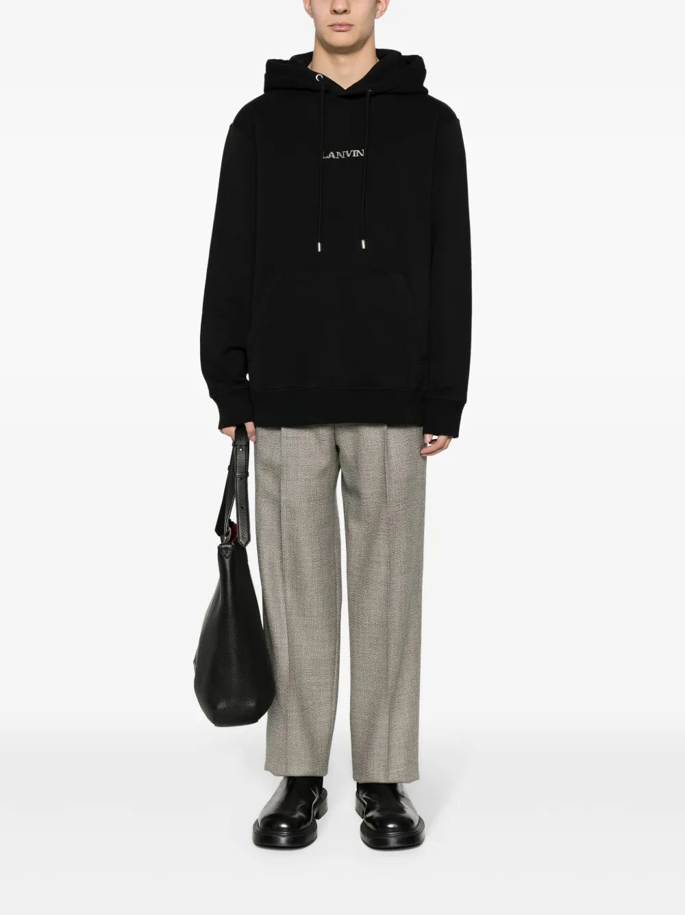 Logo-Embroidered Cotton Hoodie