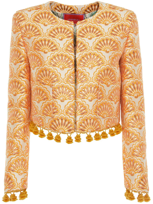 Bijoux Matelassé Cropped Jacket