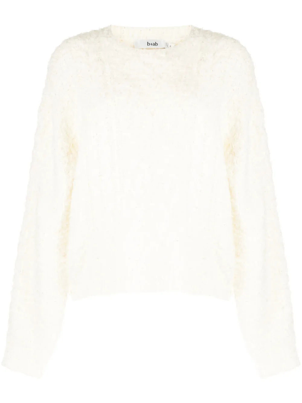 Cable-Knit Brushed Jumper