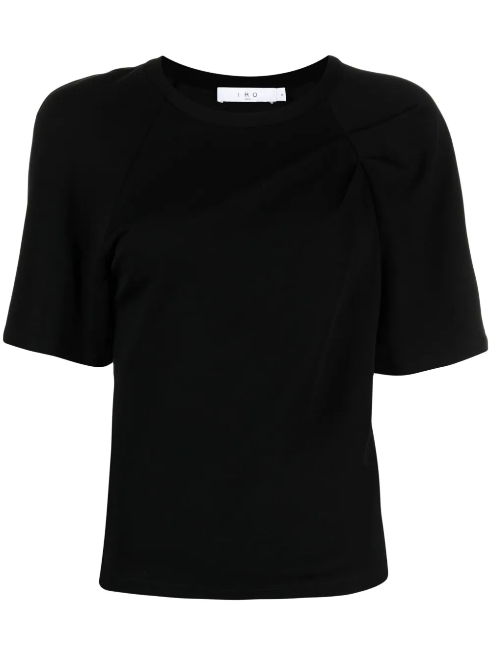Gathered Wide-Sleeve T-Shirt