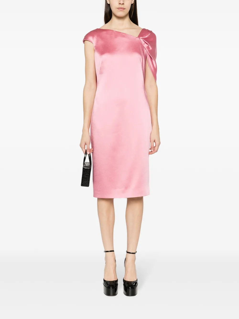 Asymmetric Midi Dress