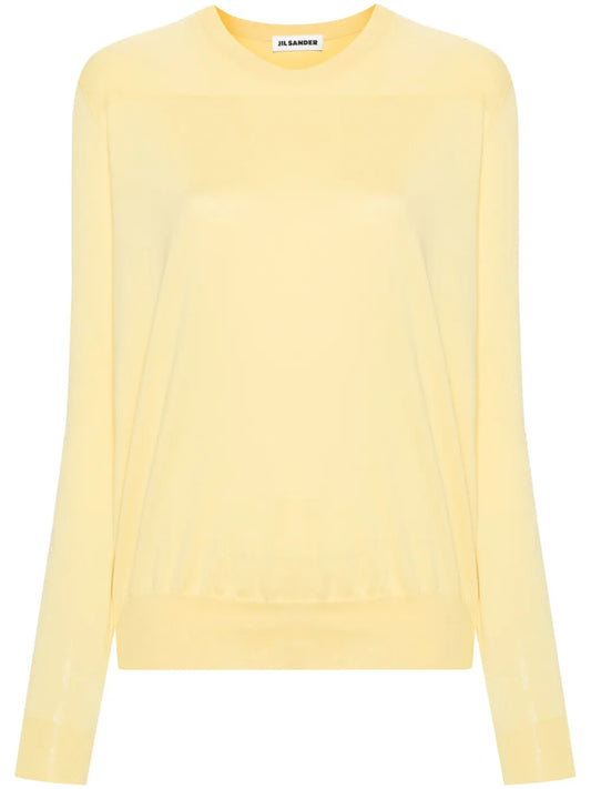Panelled Cotton Jumper