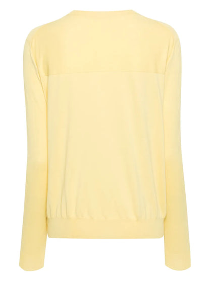 Panelled Cotton Jumper