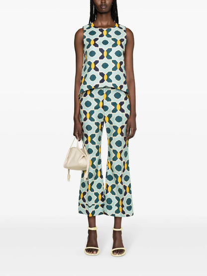 Hendrix Jacquard Tailored Trousers