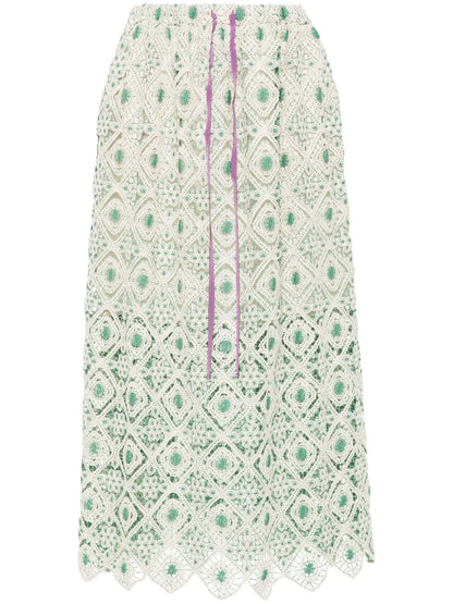 Macramé Midi Skirt