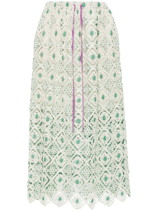 Macramé Midi Skirt