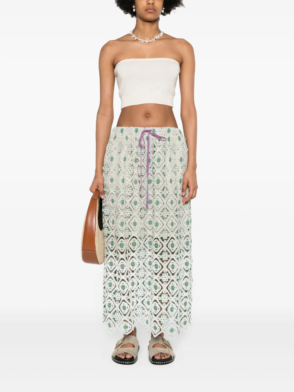 Macramé Midi Skirt