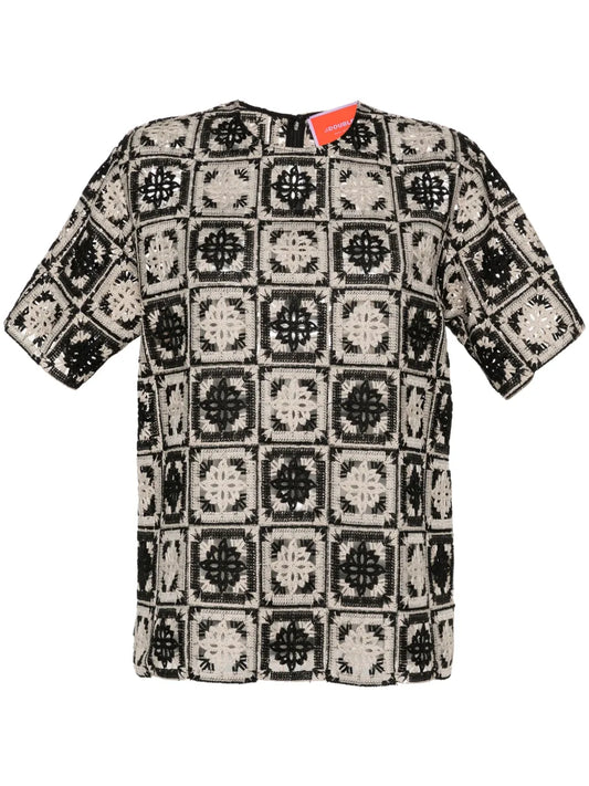 Lacey House Macramé T-Shirt