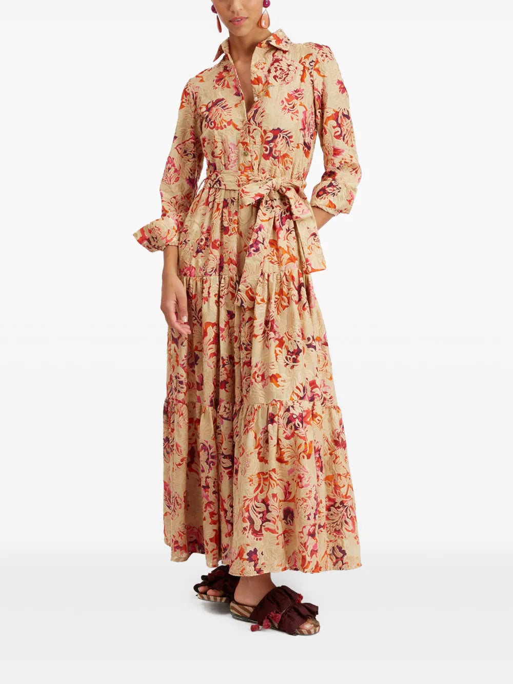 Bellini Floral-Print Shirt Dress