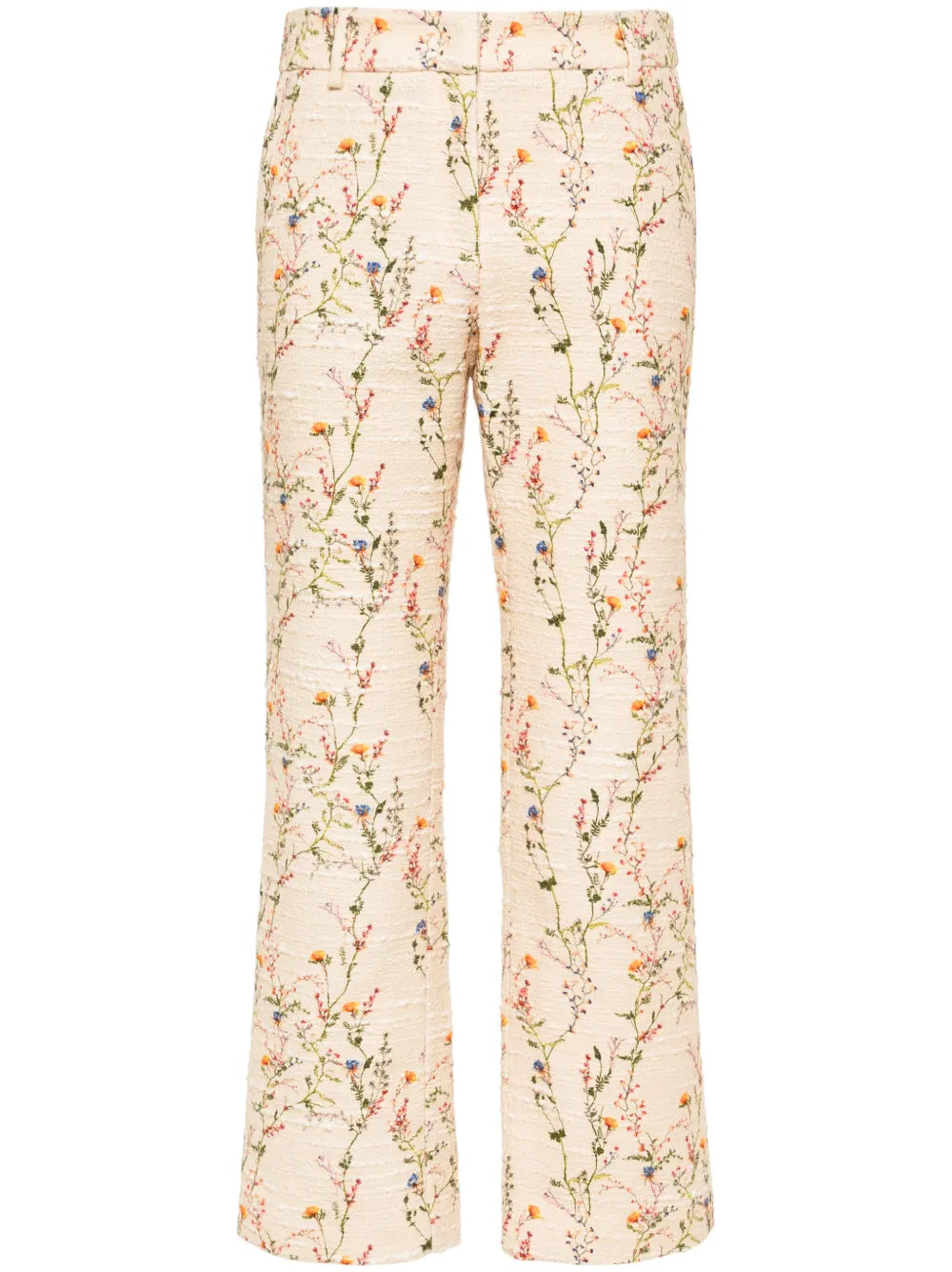 24/7 Floral Straight-Leg Trousers