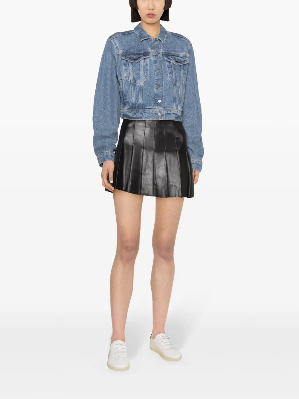 Logo-Patch Denim Jacket