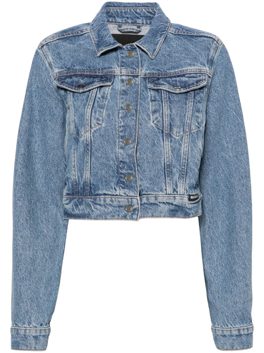 Logo-Patch Denim Jacket