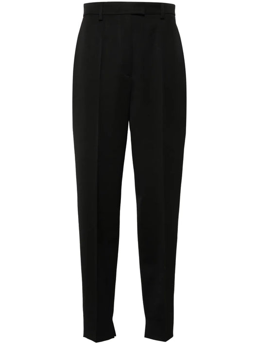 Pressed-Crease Tapered-Leg Trousers