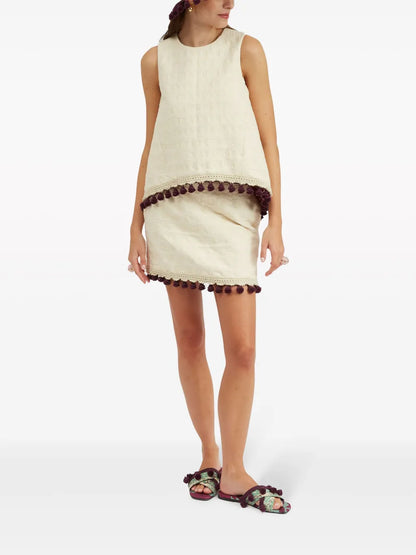 Baia Jacquard Mini Skirt