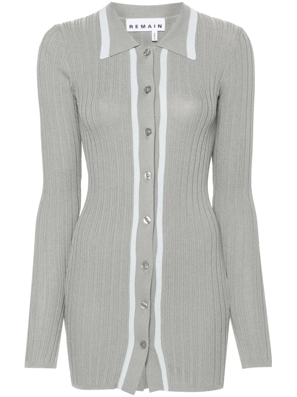 Ribbed-Knit Mini Dress