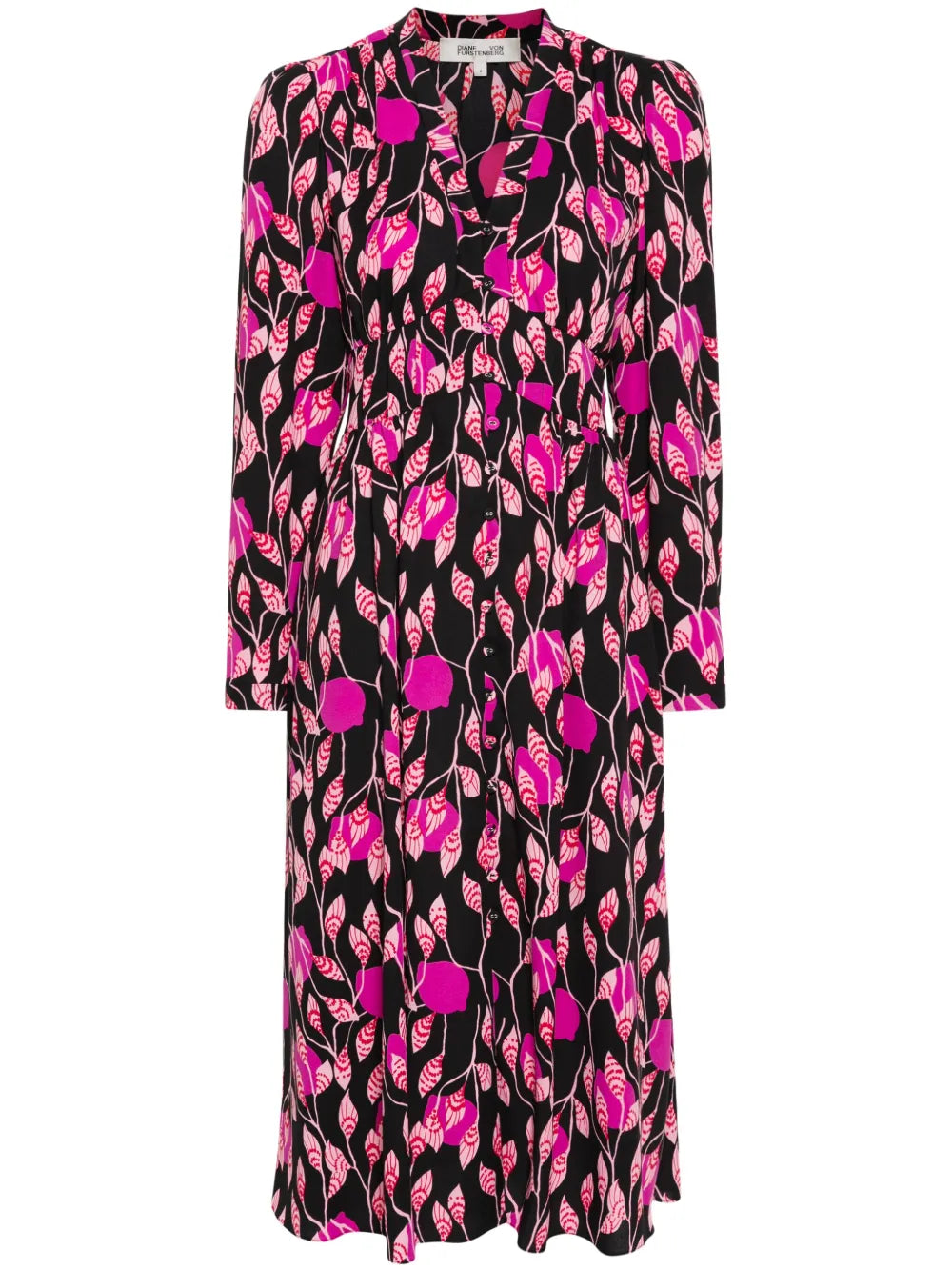 Crepe Midi Dress