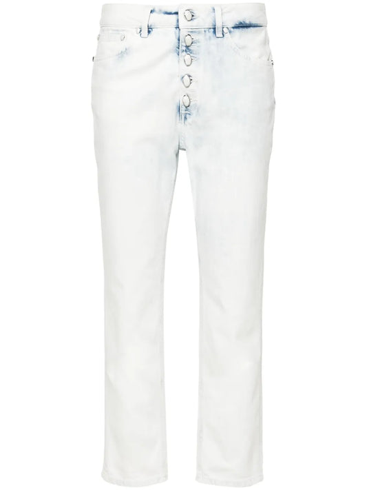 Mid-Rise Cropped Jeans