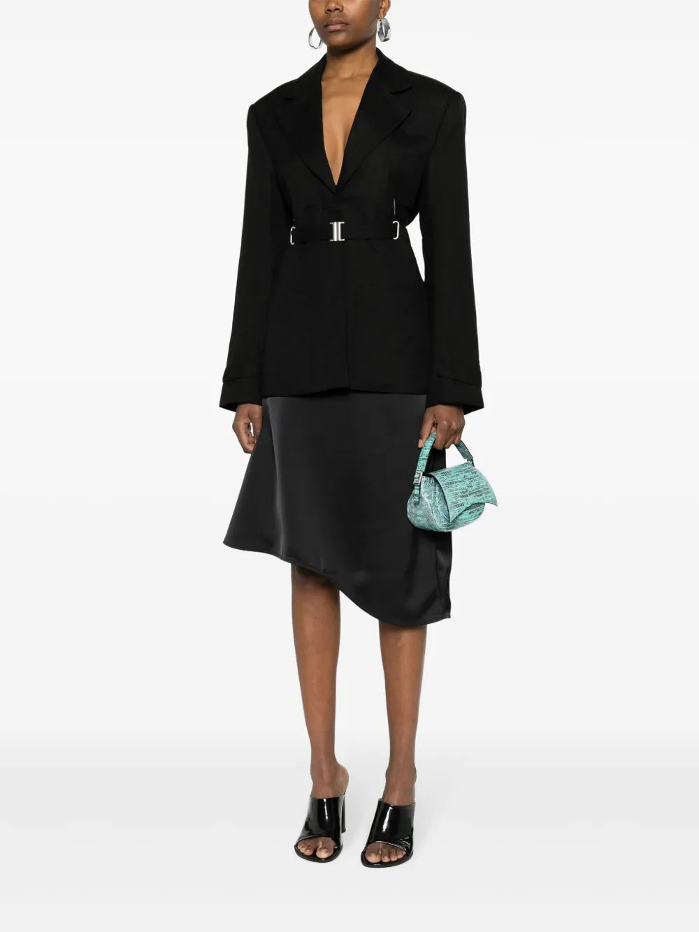 Knot-Detailing Midi Skirt
