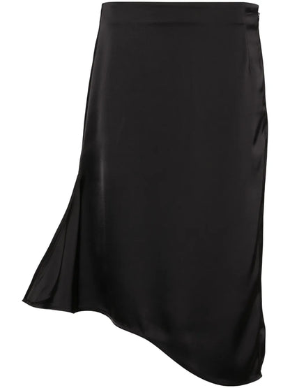 Knot-Detailing Midi Skirt