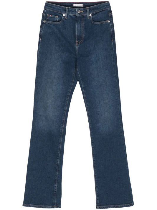 High-Rise Bootcut Jeans