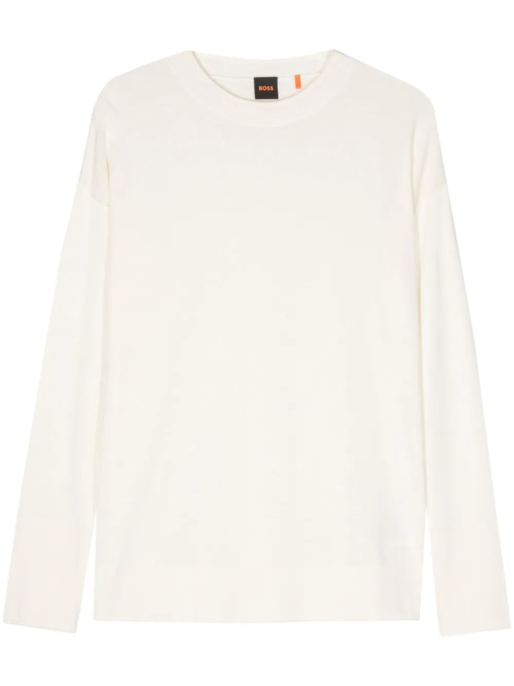 Logo-Rubberised Fine-Knit Jumper