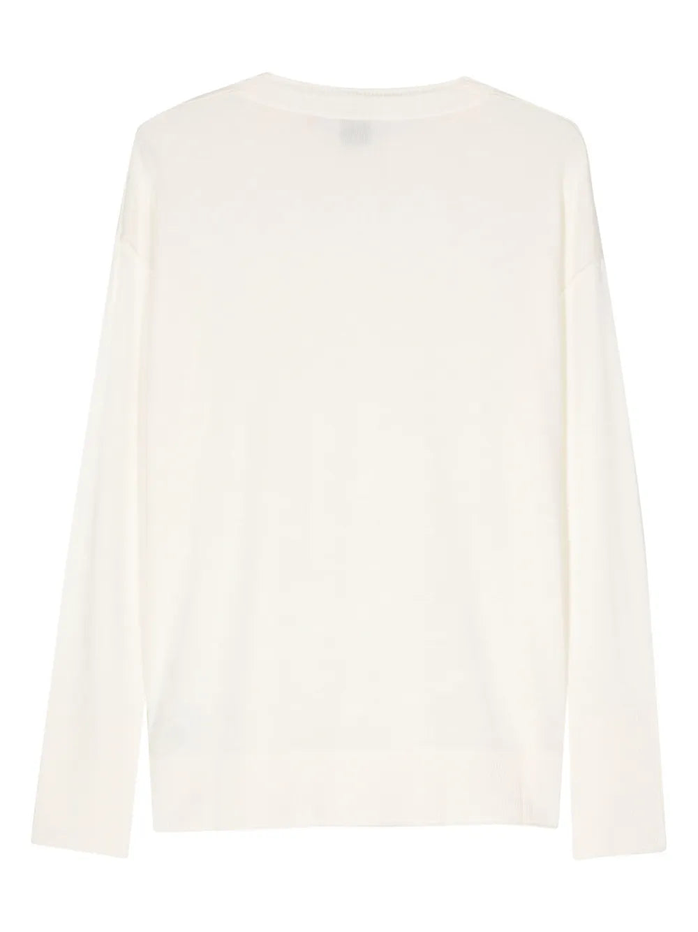 Logo-Rubberised Fine-Knit Jumper