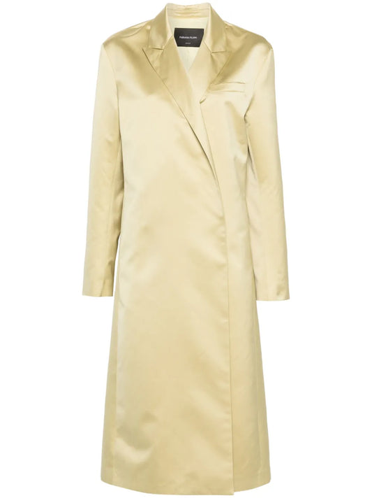 Crepe Maxi Coat