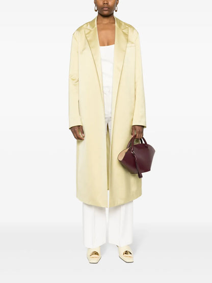 Crepe Maxi Coat