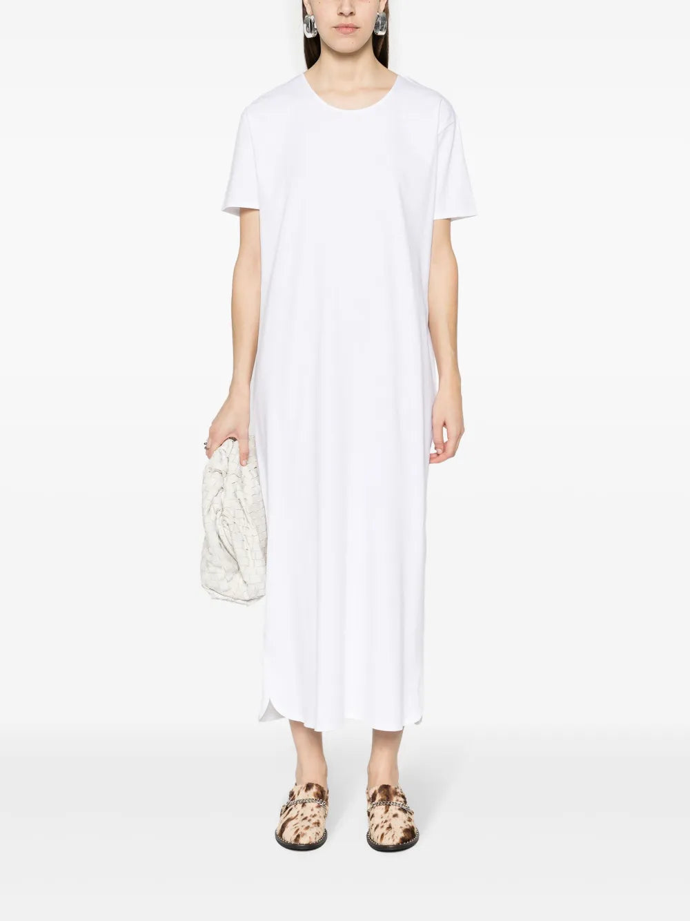 Cotton Jersey Shirt Dress