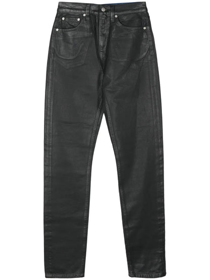 Coated Straight Jeans