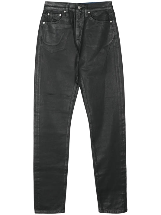 Coated Straight Jeans