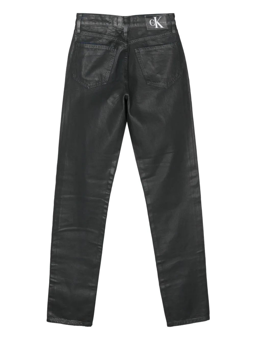 Coated Straight Jeans