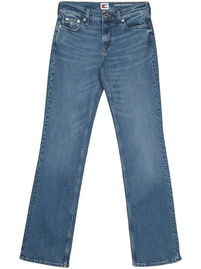 Maddie Mid-Rise Bootcut-Leg Jeans