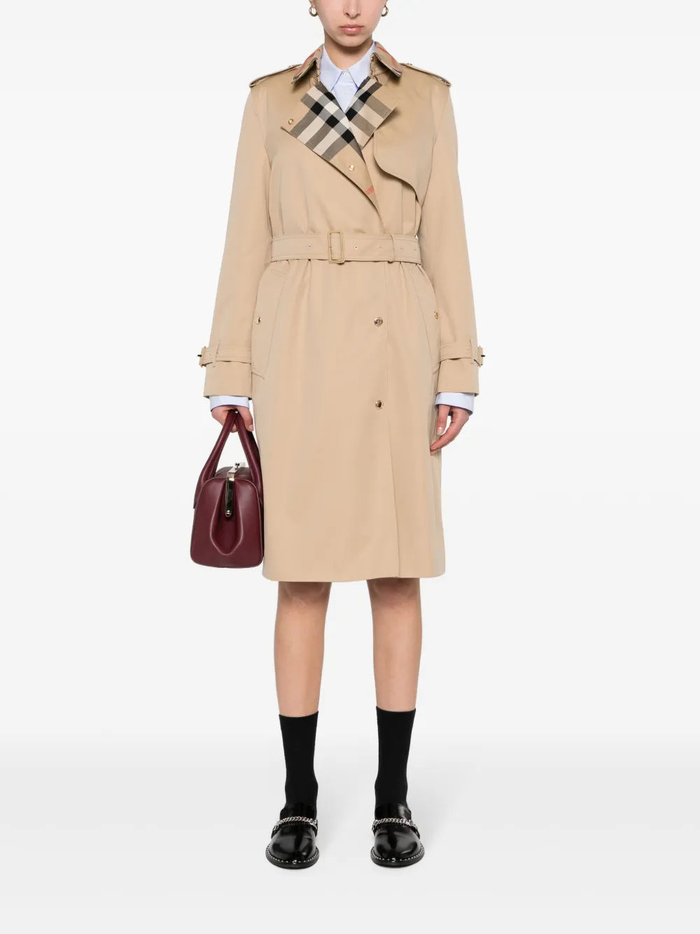 Gabardine Trench Coat