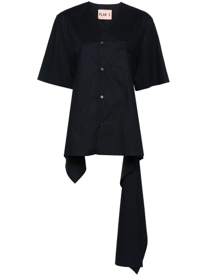 Short-Sleeve Cotton Shirt