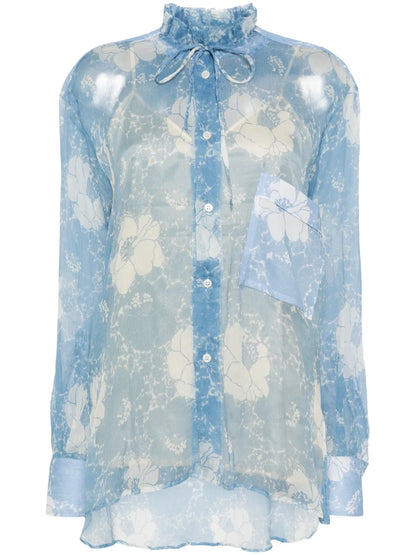 Floral Silk Shirt