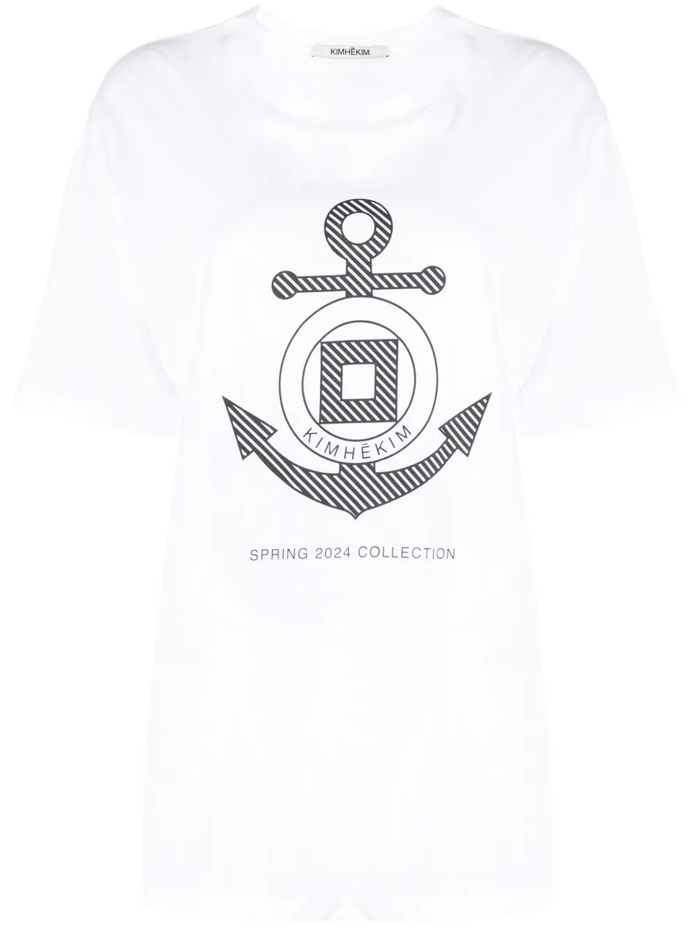Anchor-Print Cotton T-Shirt