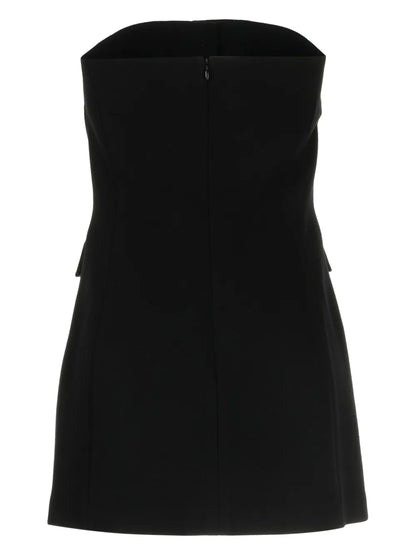 Strapless Wool-Blend Minidress