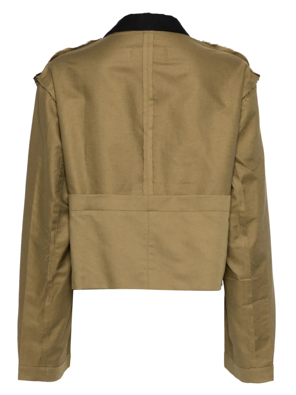 Deconstructed Cotton-Linen Blend Jacket