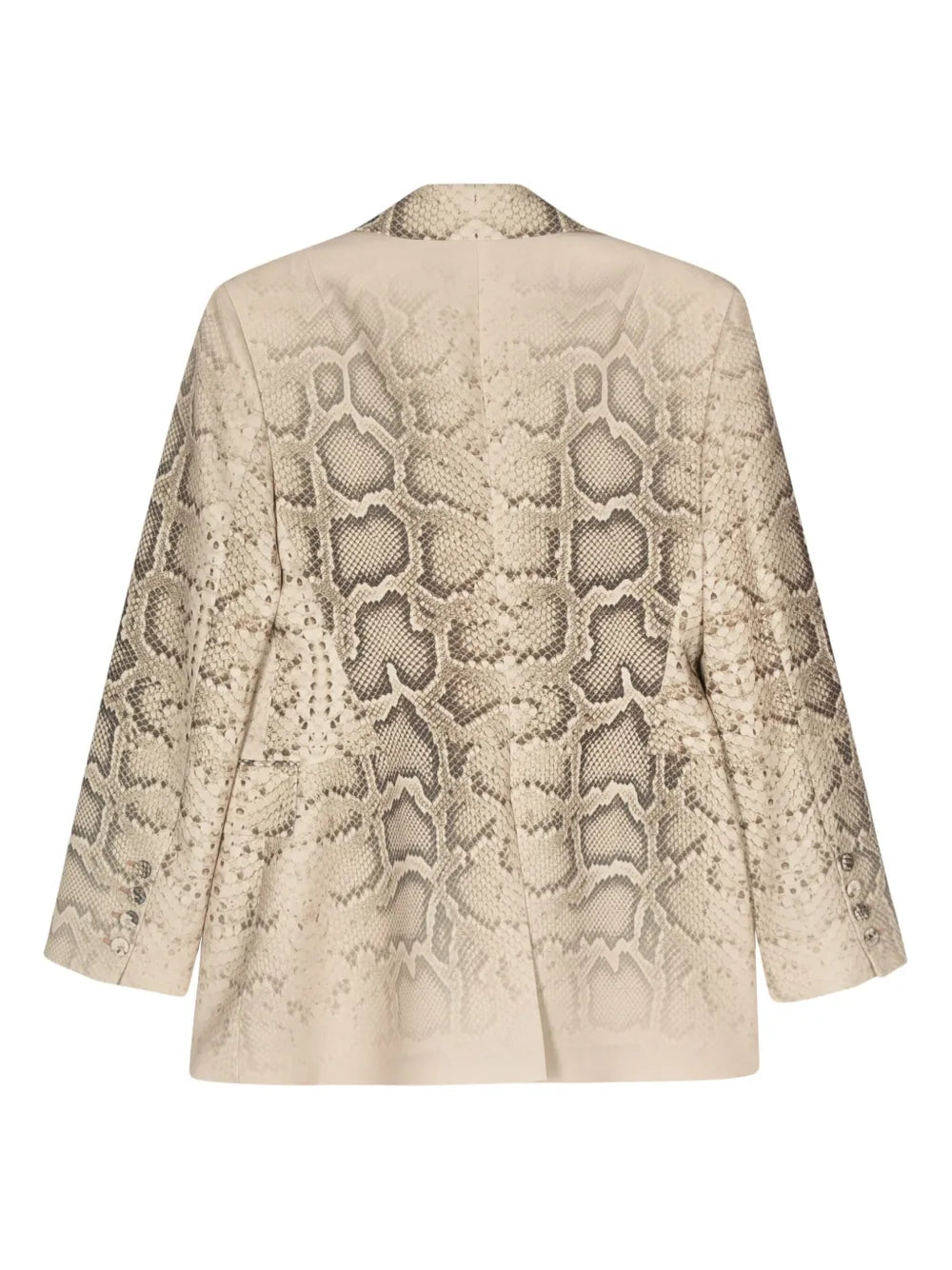 Snakeskin-Print Blazer