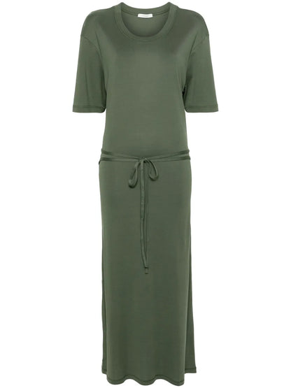 Belted T-Shirt Maxi Dress