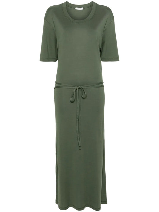 Belted T-Shirt Maxi Dress