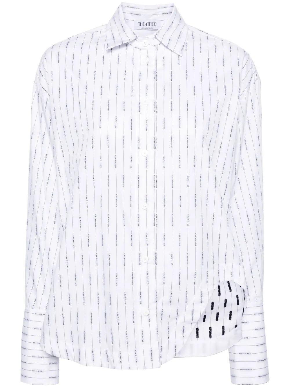 Eliza Logo-Print Cotton Shirt