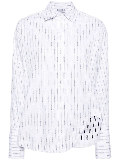 Eliza Logo-Print Cotton Shirt